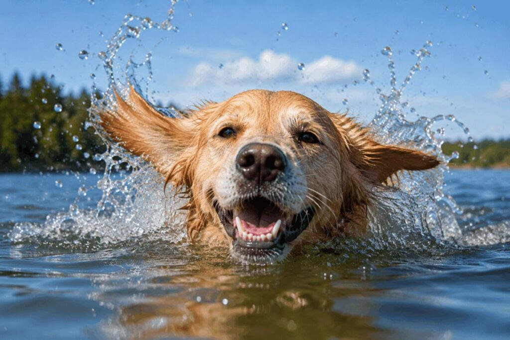 Dog swimming ear infection risk