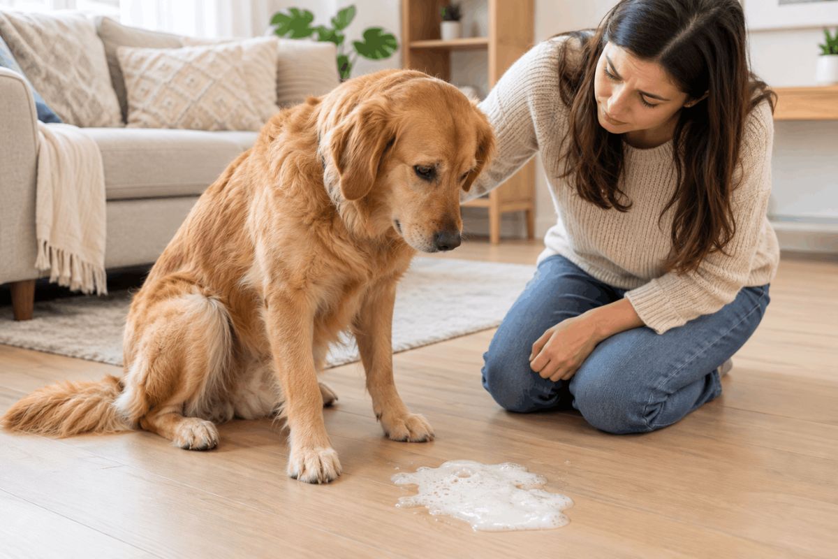 Dog Vomiting White Foam: Causes, When to Worry, and What to Do